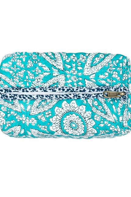 Mediterranean Mosaic Small Cotton Wash Bag