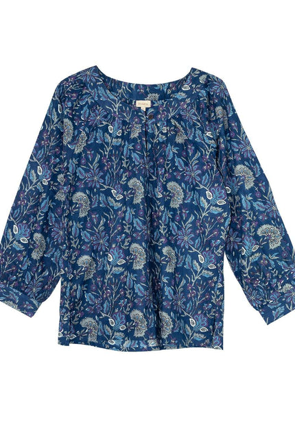 Blue Lagoon Women's Cotton Smock Top