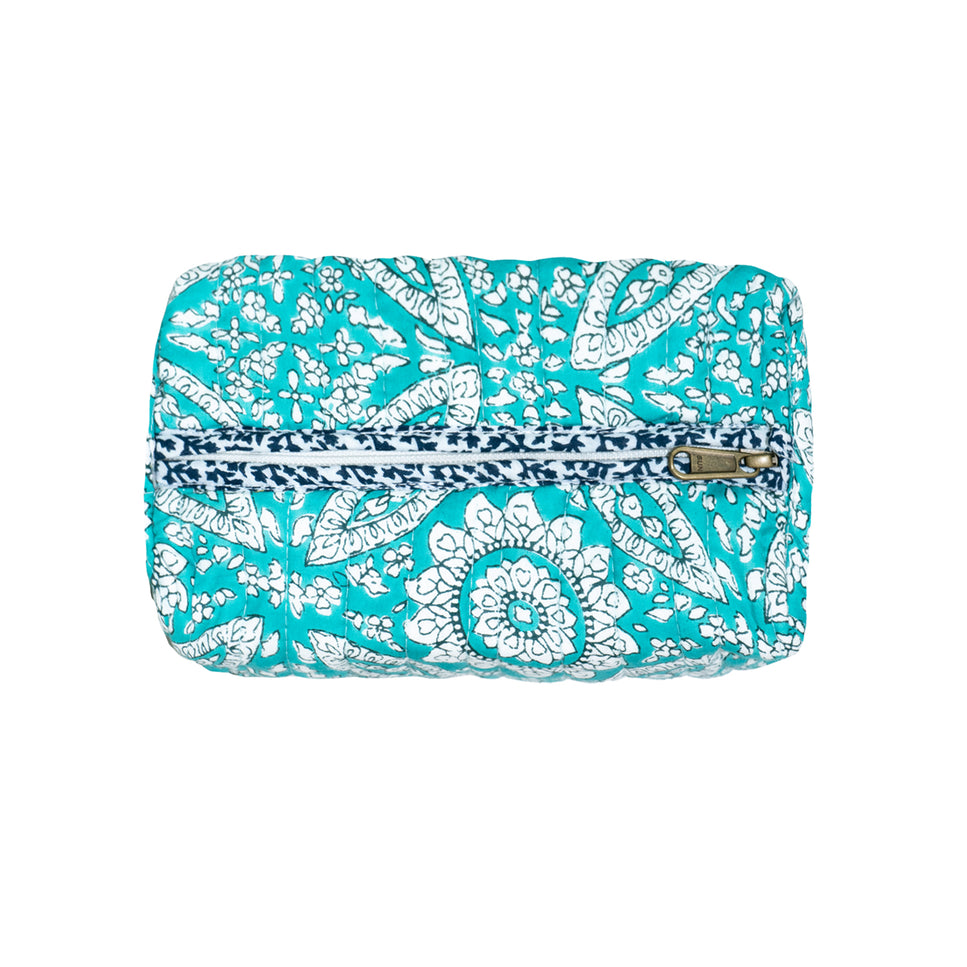 Mediterranean Mosaic Small Cotton Wash Bag