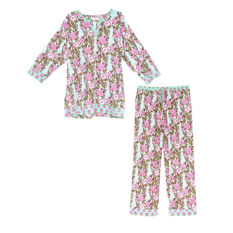 Wild Rose Women's Cotton Pyjamas