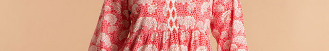 women's patterned cotton dress