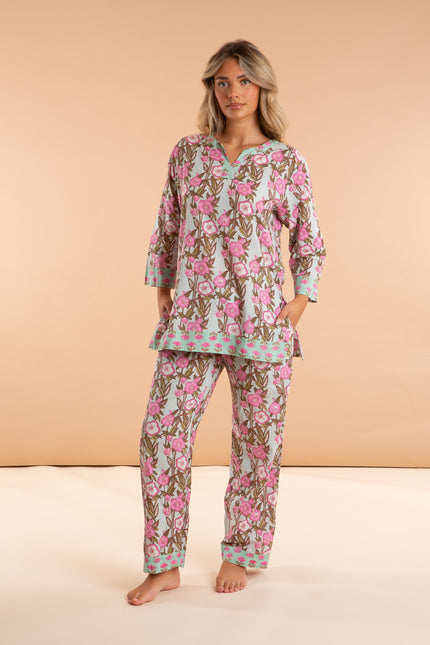 Wild Rose Women's Cotton Pyjamas