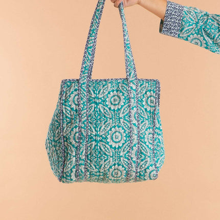 Mediterranean Mosaic Tote Bag