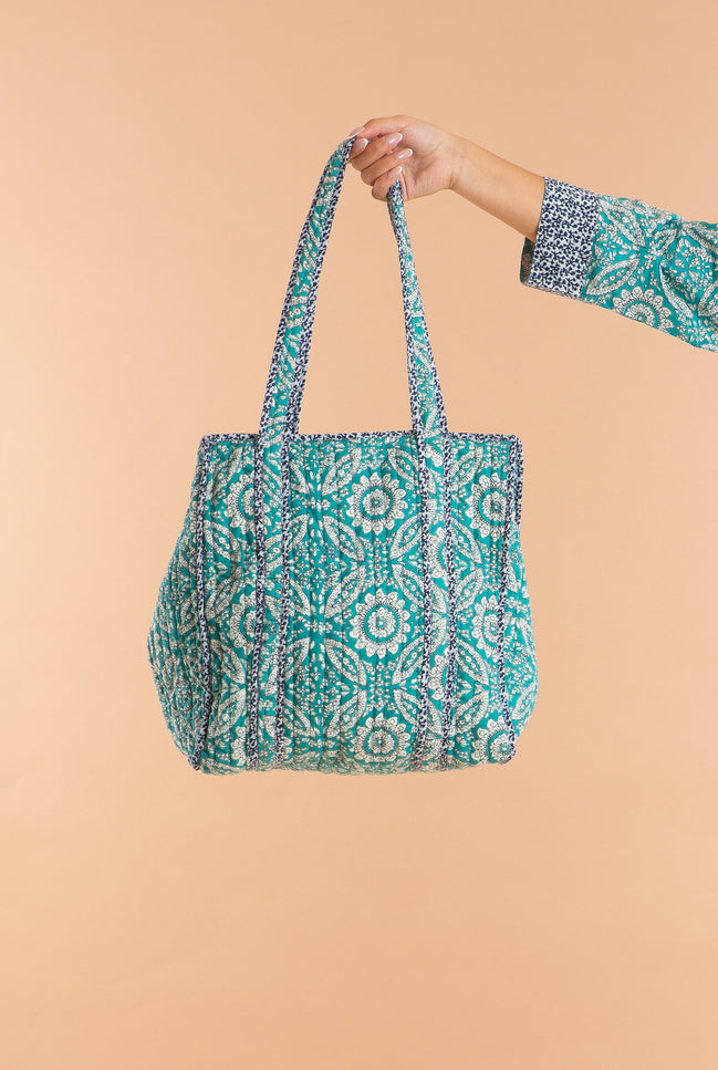 Mediterranean Mosaic Tote Bag