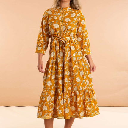 Golden Tulip Cotton Dress
