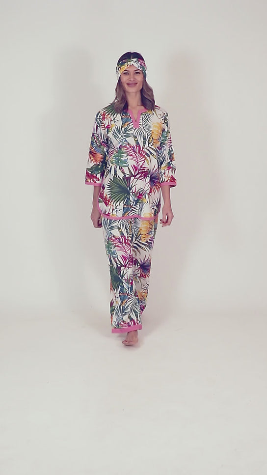 Bora Bora Women's Floral Cotton Pyjamas